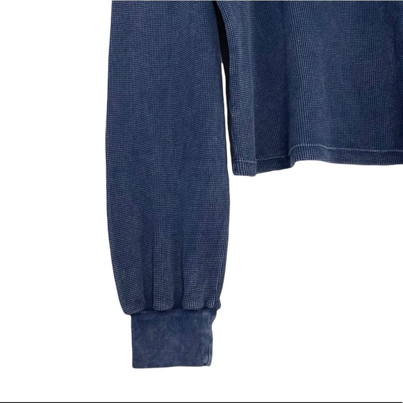 SUNDAYS Wren Thermal Ruffle Top Blue NWT - Picture 7 of 13
